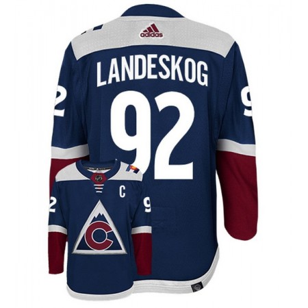 Miesten NHL Colorado Avalanche Pelipaita Gabriel Landeskog 92 Alternate Adidas Navy Authentic Miesten NHL Colorado Avalanche Pelipaita Gabriel Landeskog 92 Alternate Adidas Navy Authentic